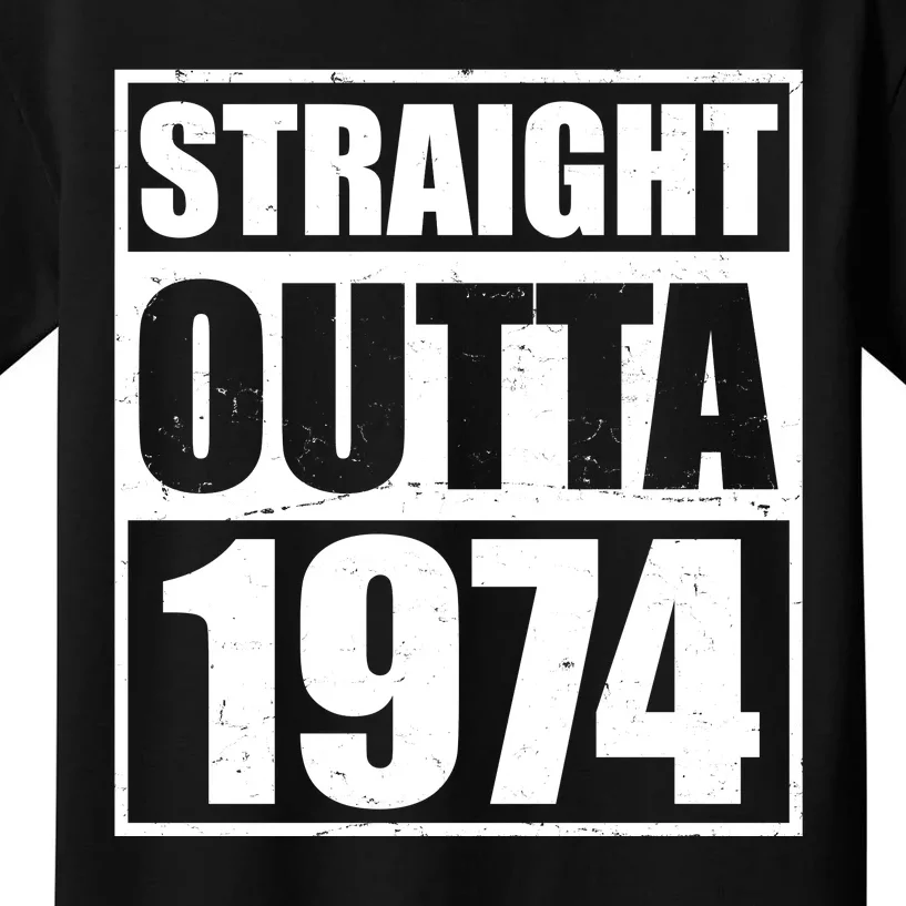 Straight Outta 1974 50th Birthday Kids T-Shirt