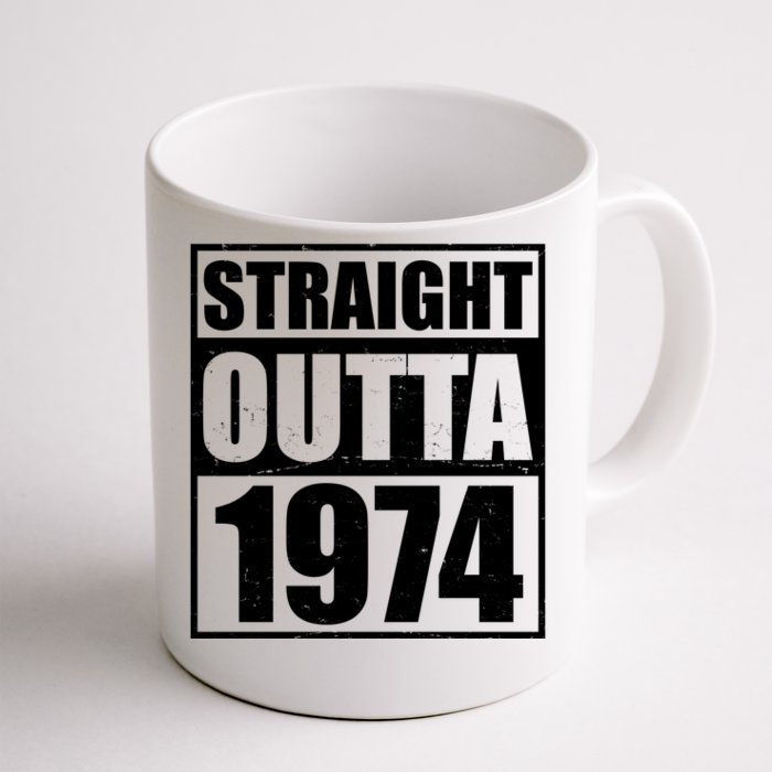 Straight Outta 1974 50th Birthday Front & Back Coffee Mug