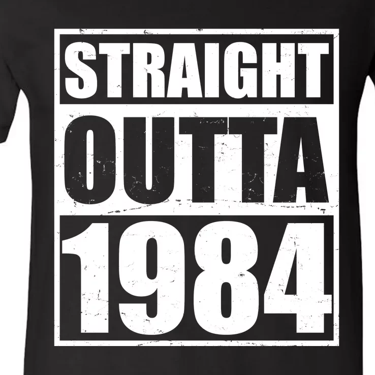 Straight Outta 1984 40th Birthday V-Neck T-Shirt