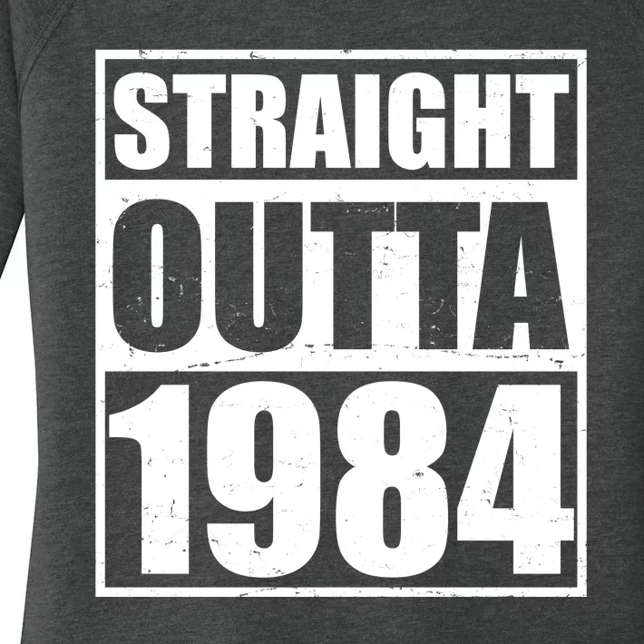 Straight Outta 1984 40th Birthday Women's Perfect Tri Tunic Long Sleeve Shirt