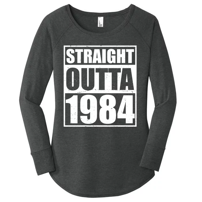 Straight Outta 1984 40th Birthday Women's Perfect Tri Tunic Long Sleeve Shirt