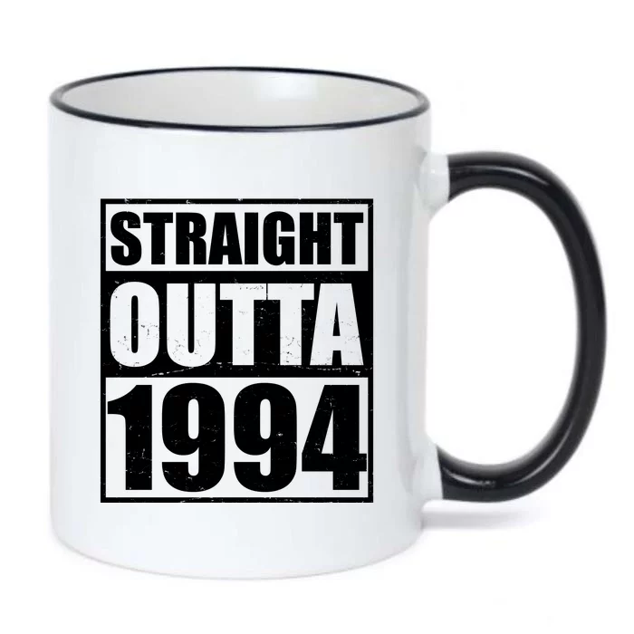 Straight Outta 1994 30th Birthday Black Color Changing Mug