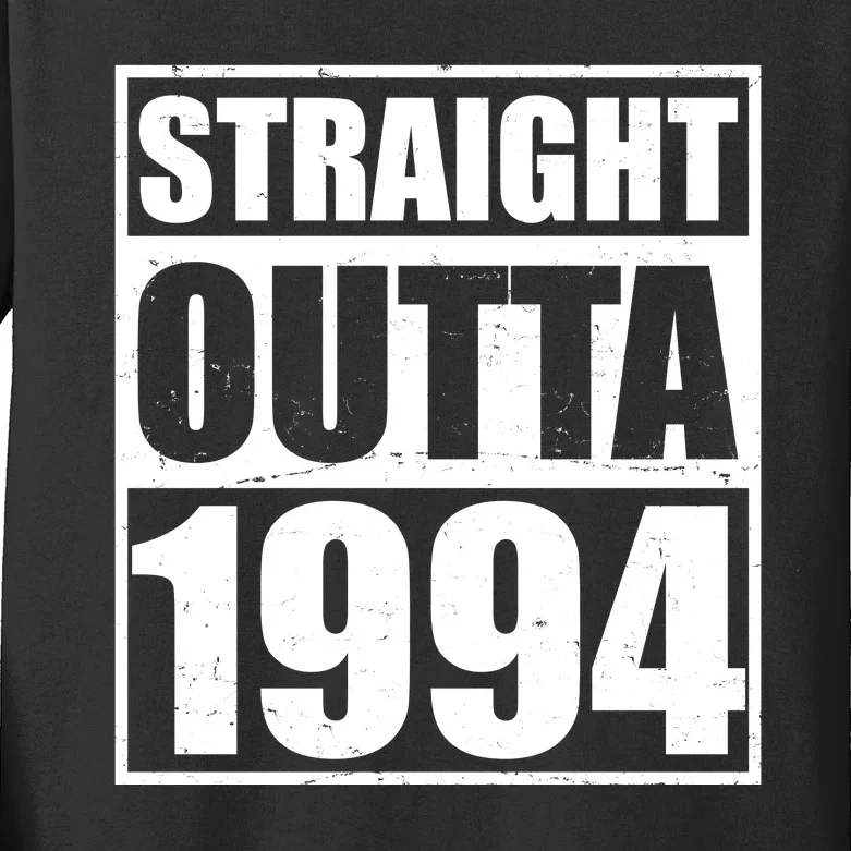 Straight Outta 1994 30th Birthday Kids Long Sleeve Shirt