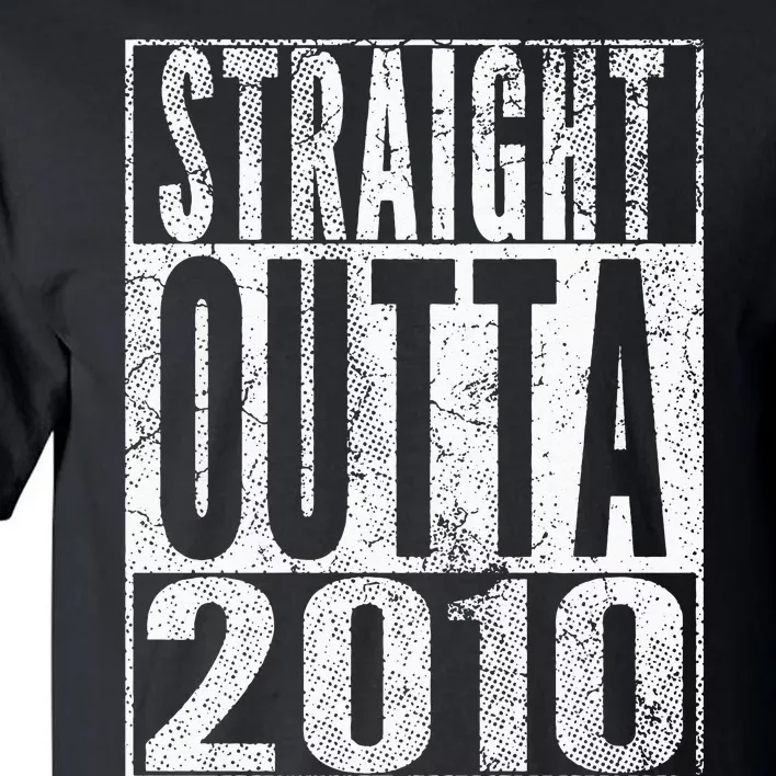 Straight Outta 2010 13th Birthday Gift 13 Years Old Kids Tall T-Shirt