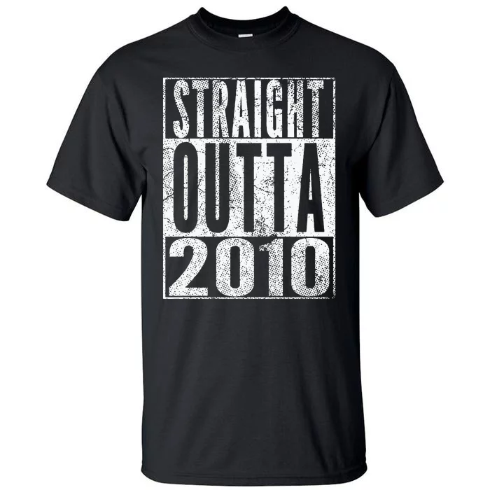 Straight Outta 2010 13th Birthday Gift 13 Years Old Kids Tall T-Shirt