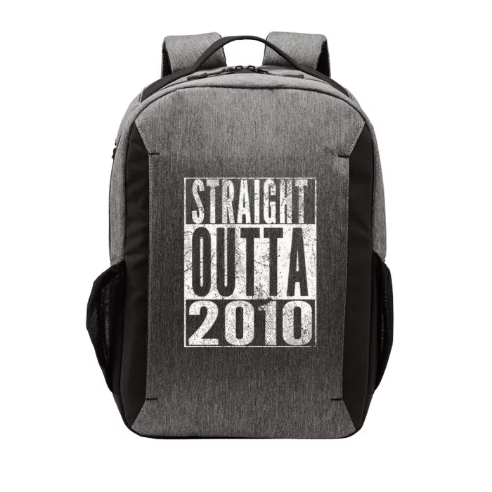 Straight Outta 2010 13th Birthday Gift 13 Years Old Kids Vector Backpack