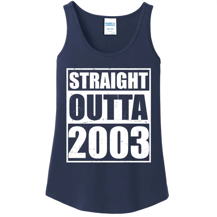 Straight Outta 2003 20th Birthday Ladies Essential Tank