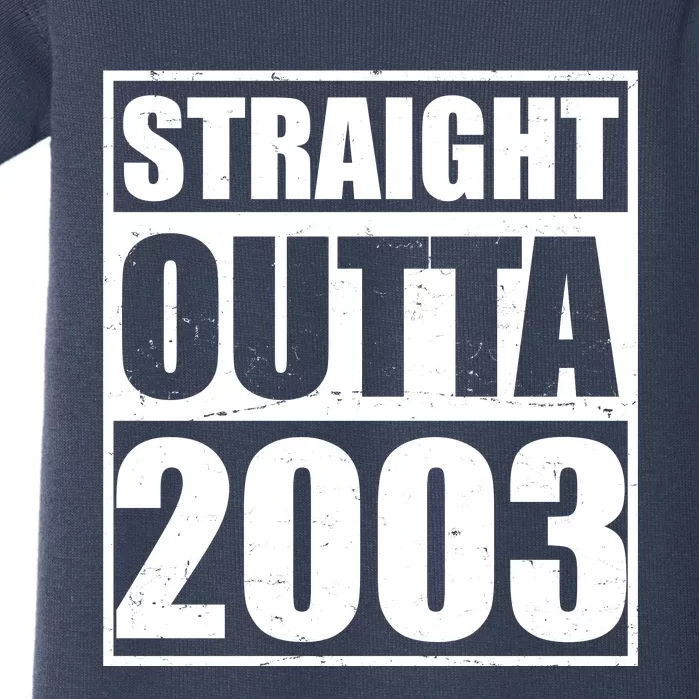 Straight Outta 2003 20th Birthday Baby Bodysuit