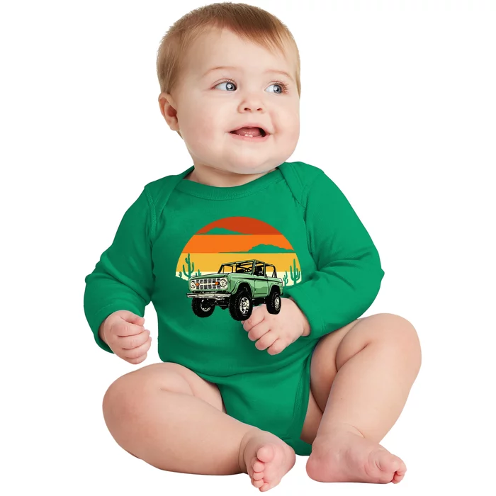 Sunset Offroad 4x4 Suv Baby Long Sleeve Bodysuit