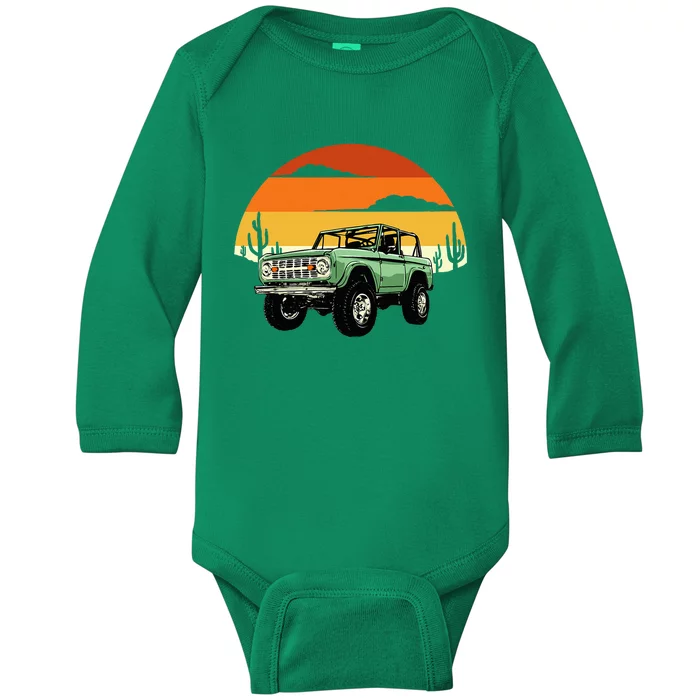 Sunset Offroad 4x4 Suv Baby Long Sleeve Bodysuit