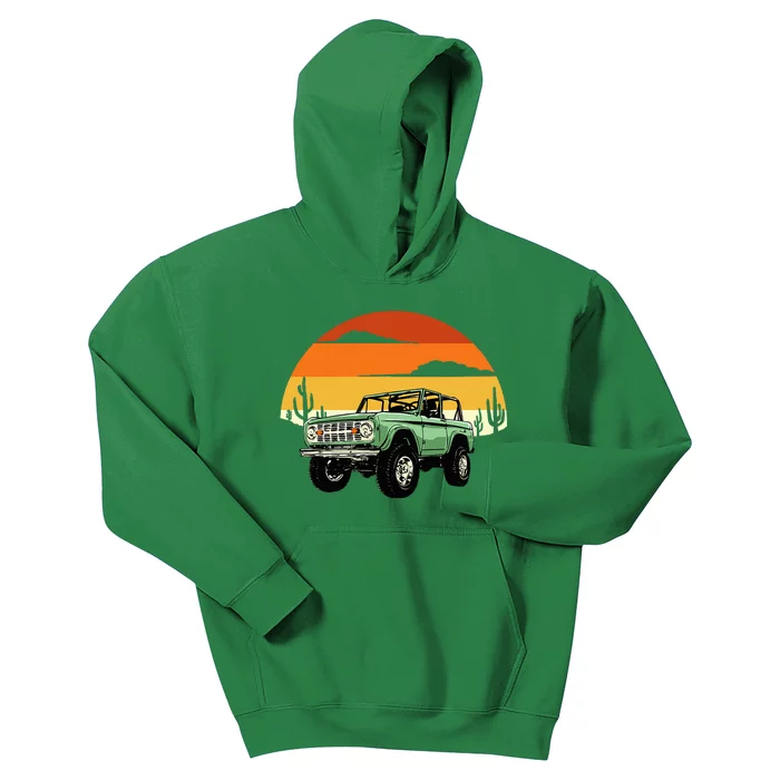 Sunset Offroad 4x4 Suv Kids Hoodie