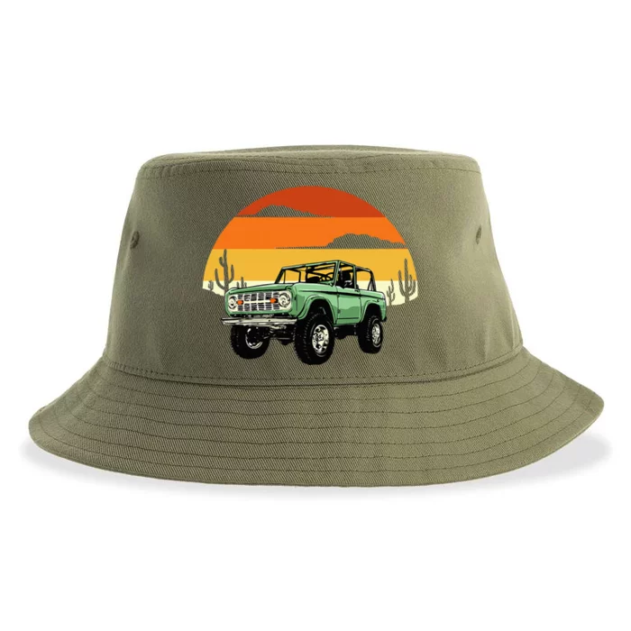 Sunset Offroad 4x4 Suv Sustainable Bucket Hat