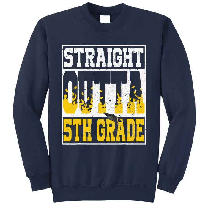 Straight Outta 5th Grade Graduation Teachers Sweatshirt