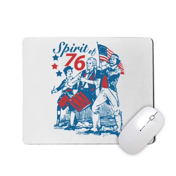 Spirit Of 76 Patriotic Vintage 4th Of July Mousepad