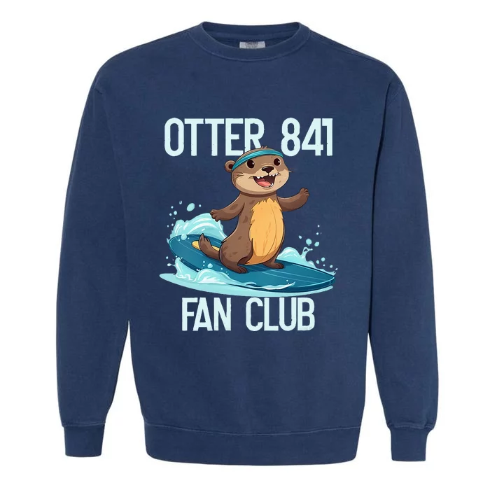 Surfing Otter 841 Fan Club Garment-Dyed Sweatshirt