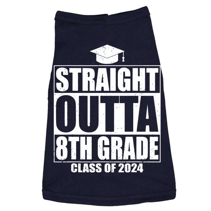 Straight Outta 8th Grade Graduation Class Of 2024 8th Grade Doggie Tank