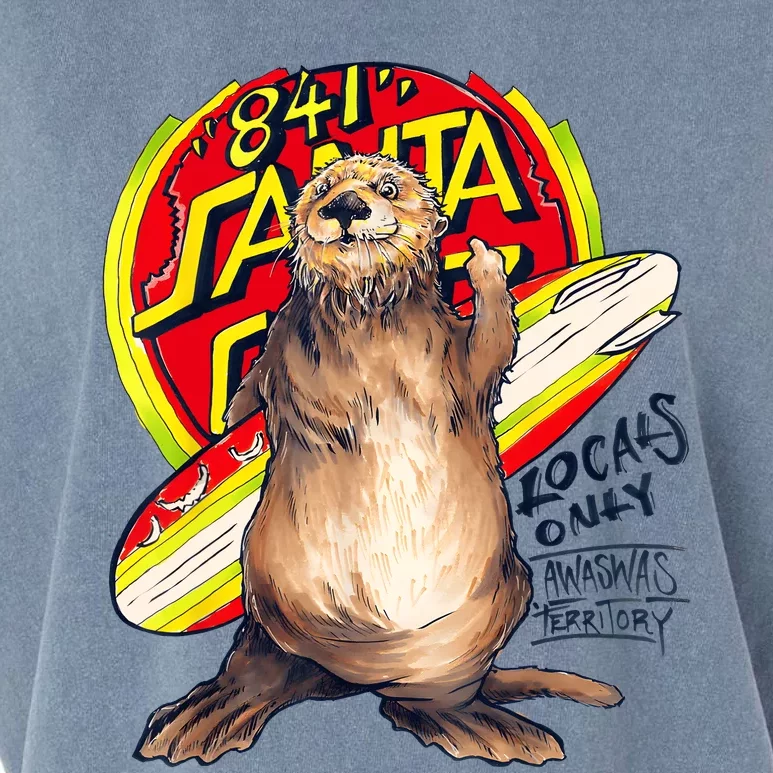 Surfing Otter 841 Otter My Way Dude California Otter 841 Garment-Dyed Women's Muscle Tee