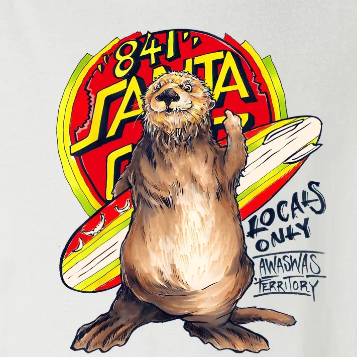 Surfing Otter 841 Otter My Way Dude California Otter 841 Toddler Long Sleeve Shirt