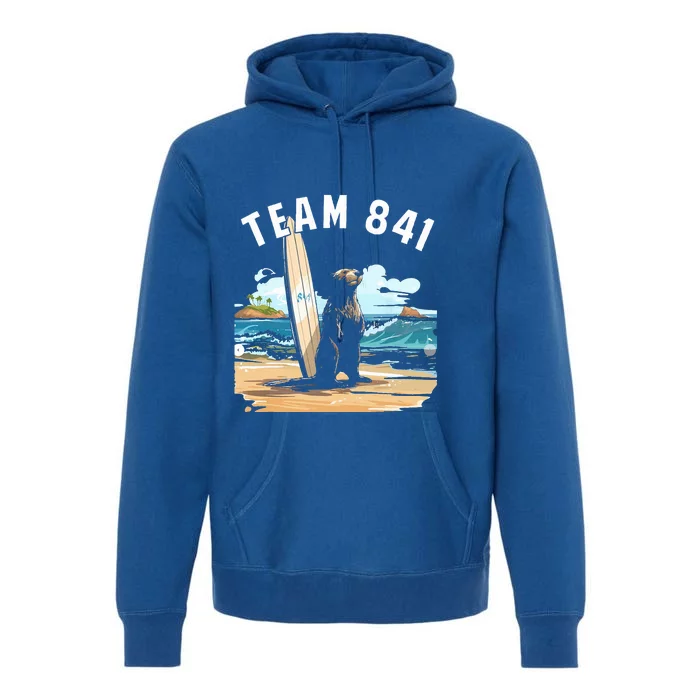 Surfing Otter 841 Otter My Way California Sea Otter Premium Hoodie