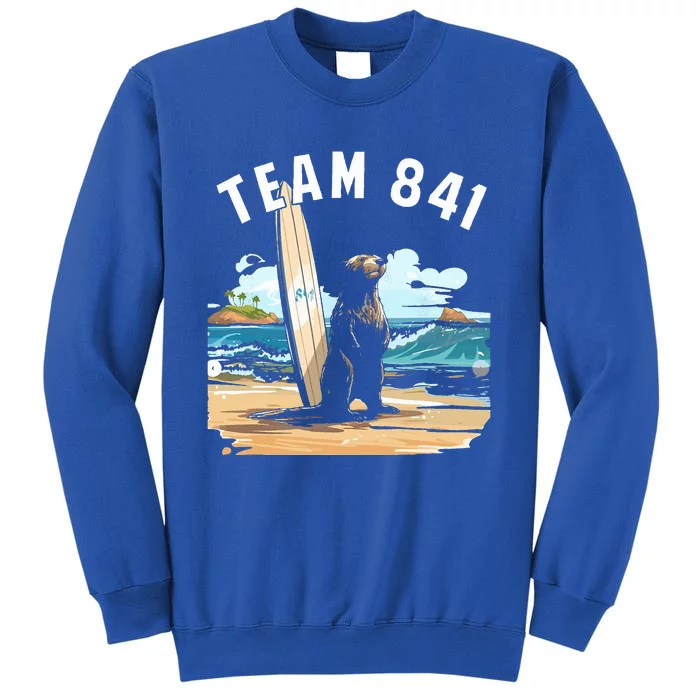 Surfing Otter 841 Otter My Way California Sea Otter Tall Sweatshirt