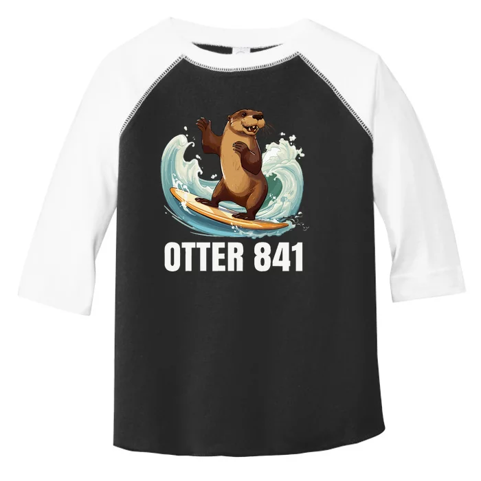 Surfing Otter 841 California Sea Otter 841 Toddler Fine Jersey T-Shirt