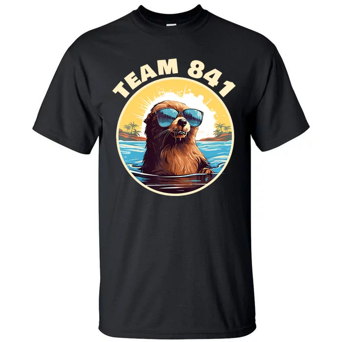 Surfing Otter 841 Otter My Way California Sea Otter Tall T-Shirt