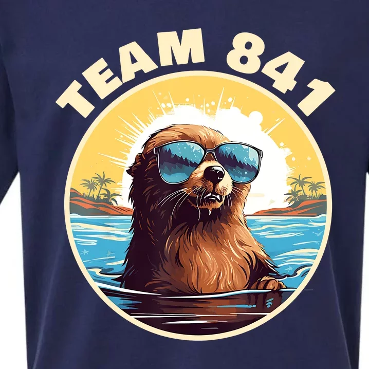 Surfing Otter 841 Otter My Way California Sea Otter Sueded Cloud Jersey T-Shirt