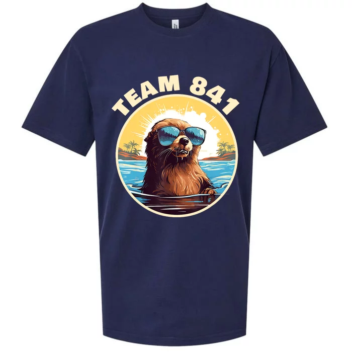 Surfing Otter 841 Otter My Way California Sea Otter Sueded Cloud Jersey T-Shirt