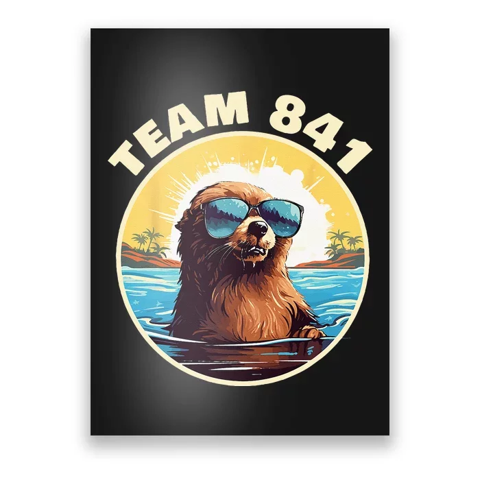 Surfing Otter 841 Otter My Way California Sea Otter Poster