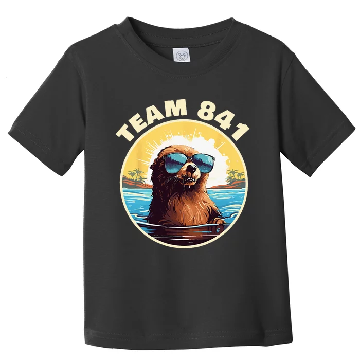 Surfing Otter 841 Otter My Way California Sea Otter Toddler T-Shirt