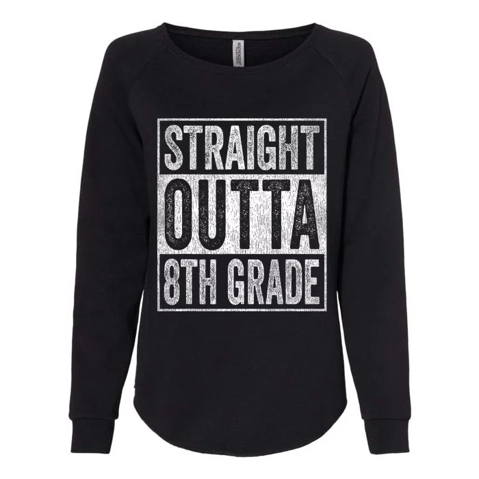 Straight Outta 8th Grade Womens California Wash Sweatshirt