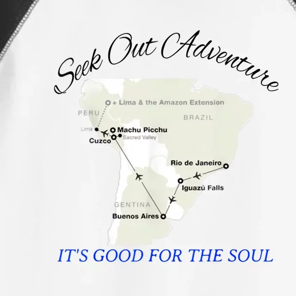 Seek Out Adventure... Its Good For The Soul Graphic Art Toddler Fine Jersey T-Shirt