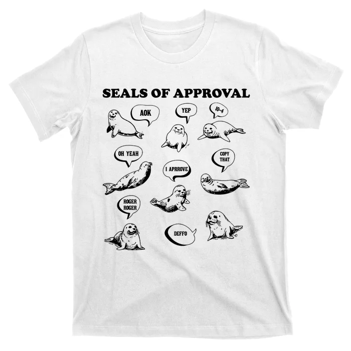 Seals Of Approval Funny Vintage T-Shirt