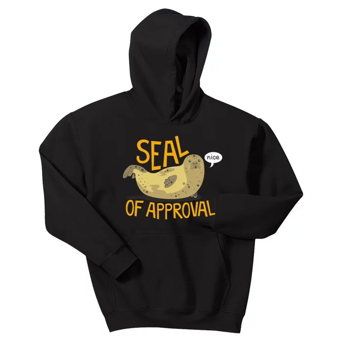 Seal Of Approval Kids Hoodie