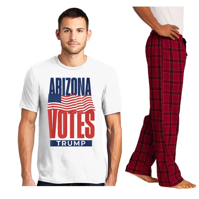 State Of Arizona Is Voting For Trump Us Election Pajama Set