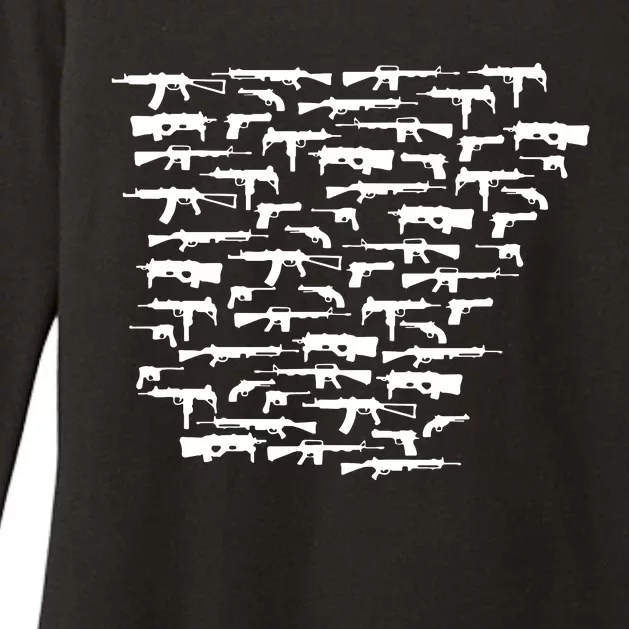 State Of Arkansas Made Up Of Guns 2nd Amendment T Womens CVC Long Sleeve Shirt