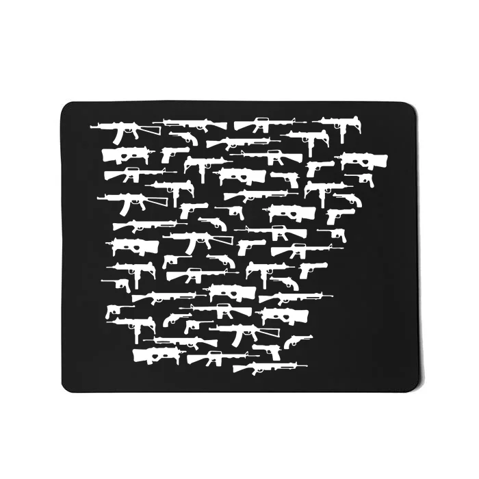 State Of Arkansas Made Up Of Guns 2nd Amendment T Mousepad