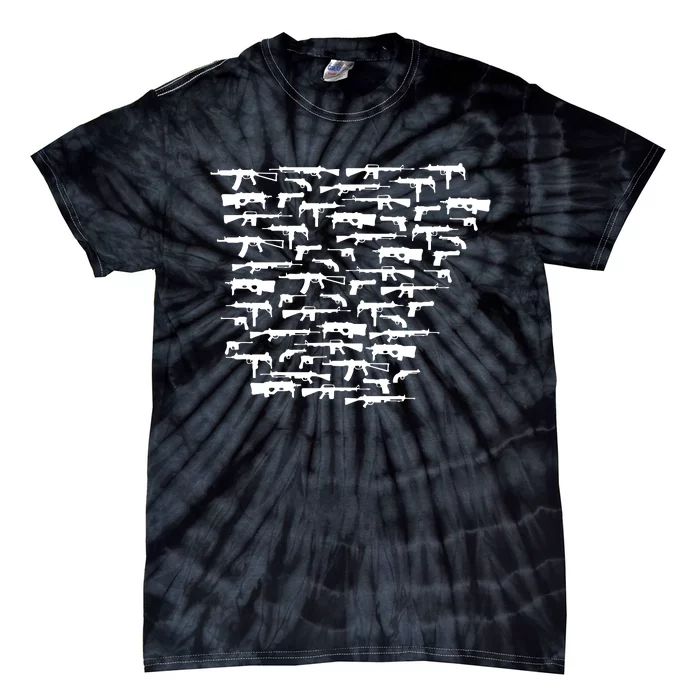 State Of Arkansas Made Up Of Guns 2nd Amendment T Tie-Dye T-Shirt