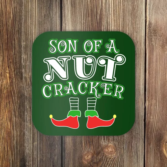 Son Of A Nutcracker Funny Christmas Elf Squad ELF Xmas Gifts Coaster