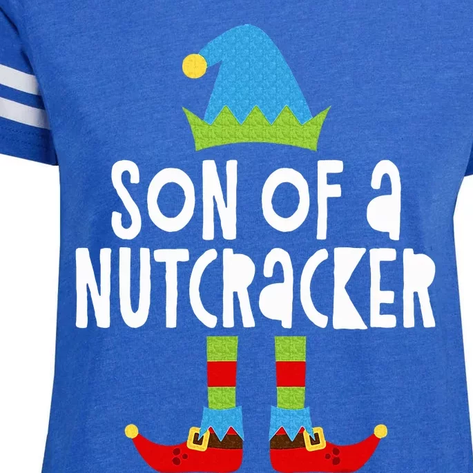 Son Of A Nutcracker  Christmas Gift Enza Ladies Jersey Football T-Shirt