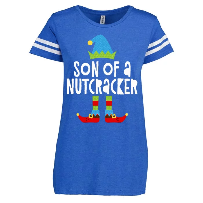 Son Of A Nutcracker  Christmas Gift Enza Ladies Jersey Football T-Shirt