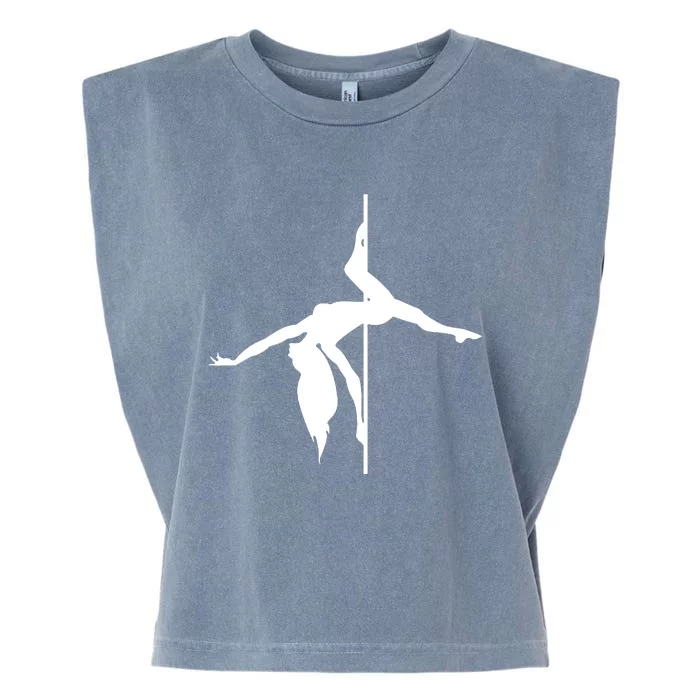 Silhouette Of A Dancer Garment-Dyed Women's Muscle Tee