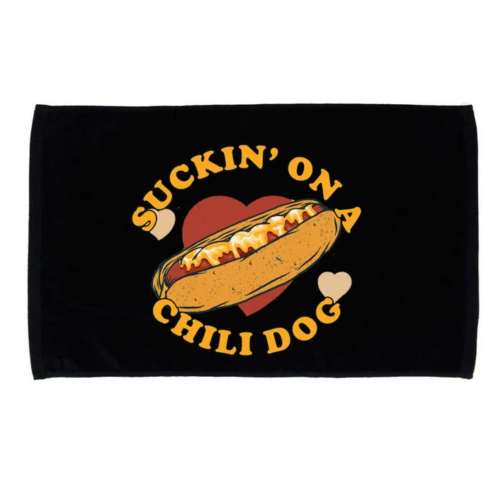 Suckin On A Chili Dog Foodie Microfiber Hand Towel