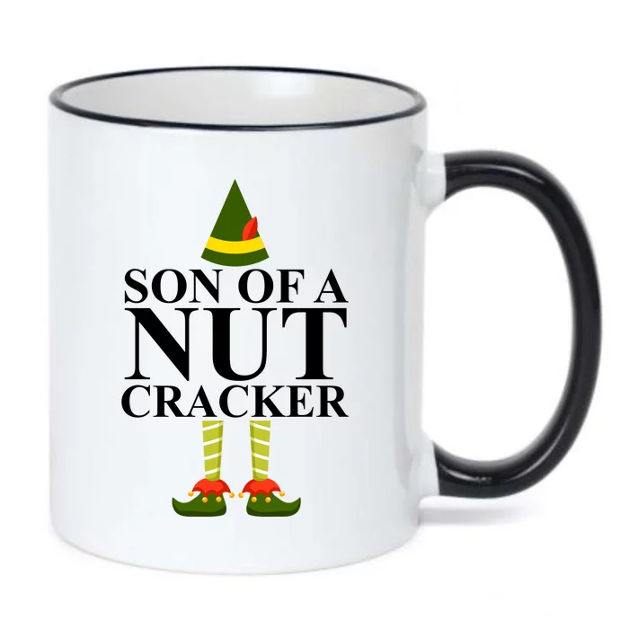 Son Of A Nut Cracker Funny Christmas Black Color Changing Mug