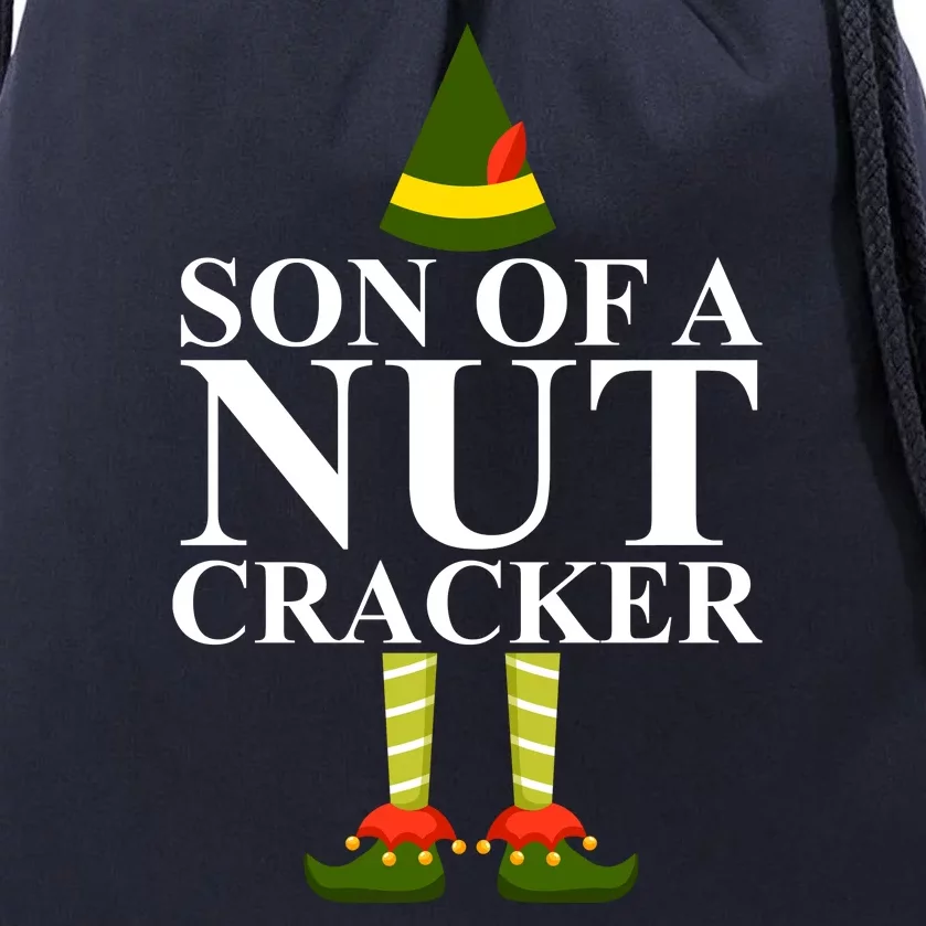 Son Of A Nut Cracker Funny Christmas Drawstring Bag