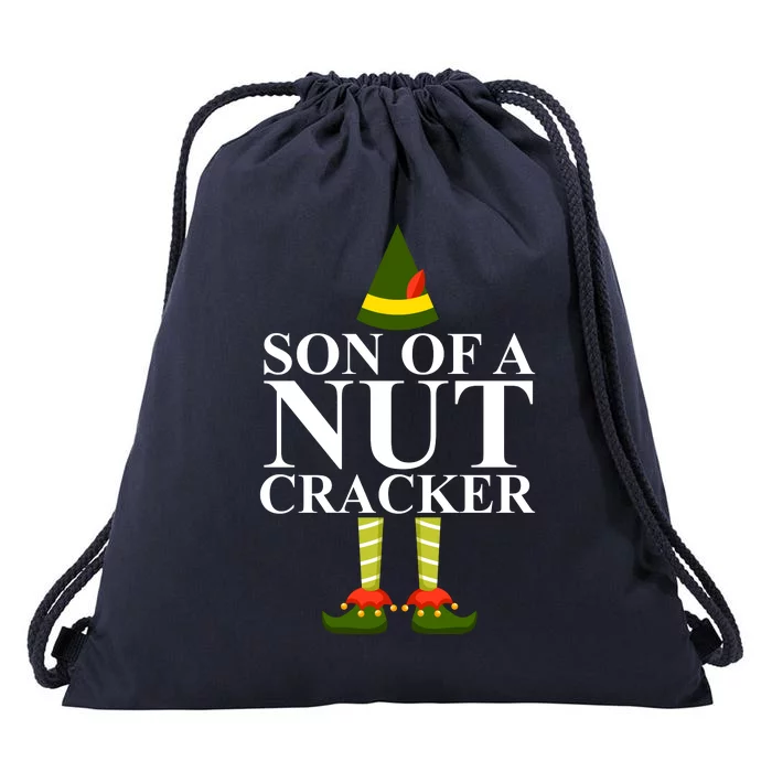 Son Of A Nut Cracker Funny Christmas Drawstring Bag