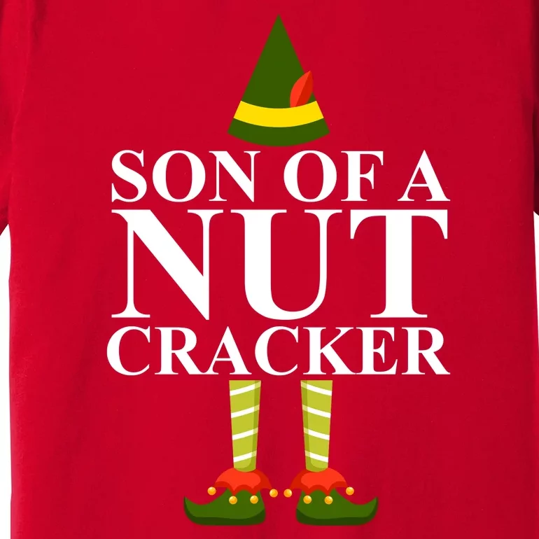 Son Of A Nut Cracker Funny Christmas Premium T-Shirt