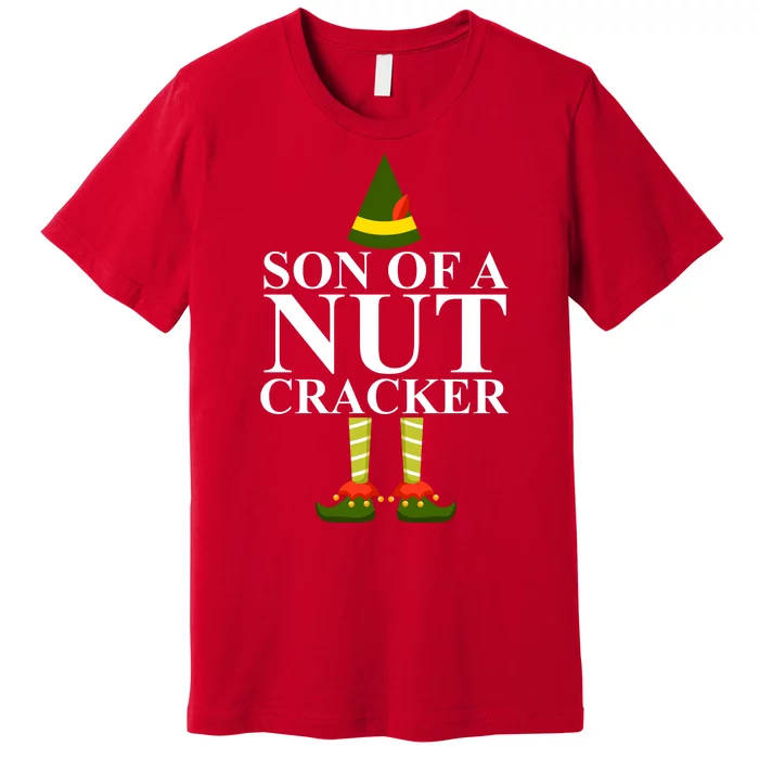 Son Of A Nut Cracker Funny Christmas Premium T-Shirt