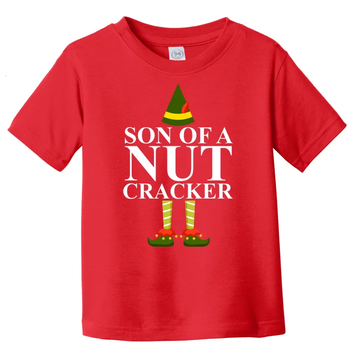 Son Of A Nut Cracker Funny Christmas Toddler T-Shirt