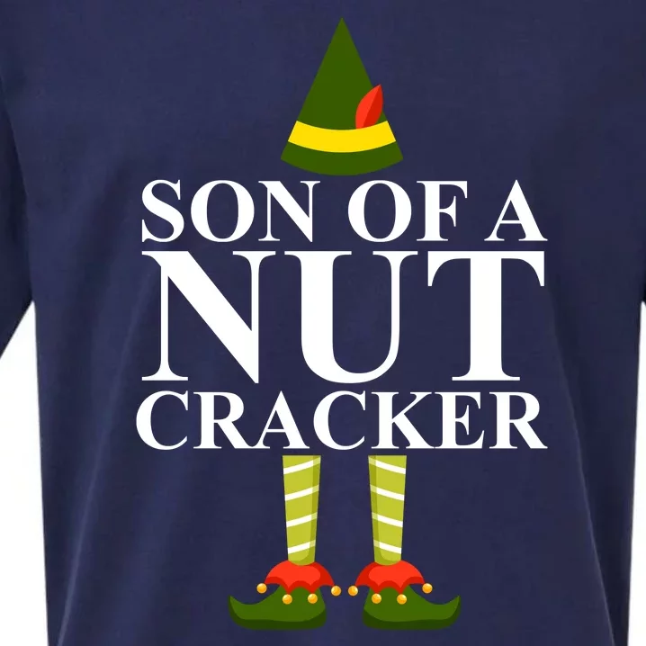 Son Of A Nut Cracker Funny Christmas Sueded Cloud Jersey T-Shirt